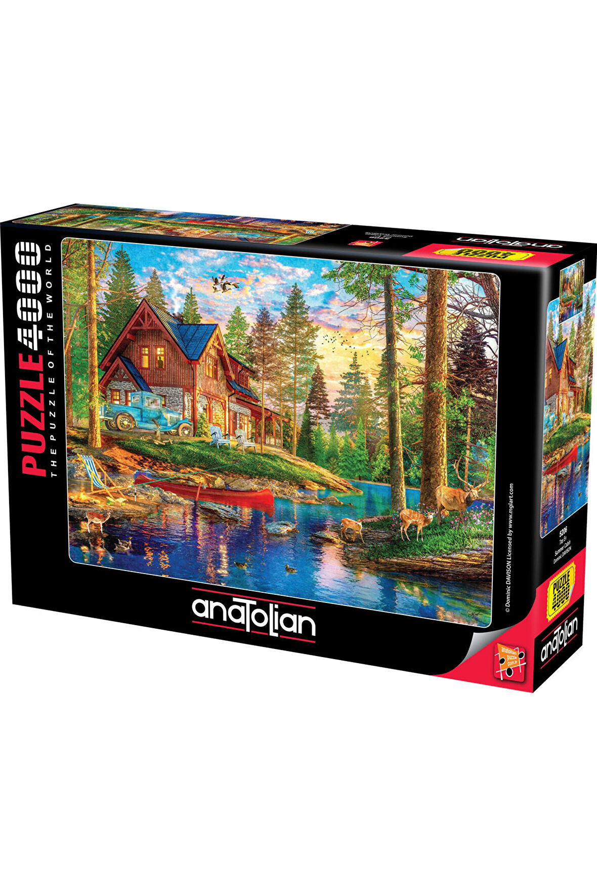 Anatolian 4000 Parçalık Puzzle / Taş Ev - Kod 5206