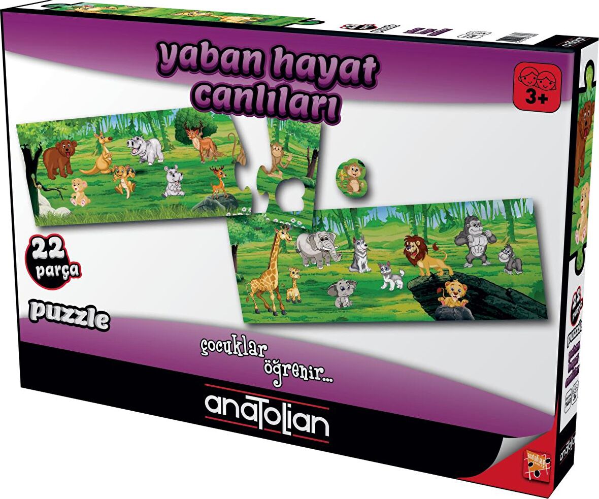 Anatolian Hayvanlar 22 Parça Çocuk Puzzle
