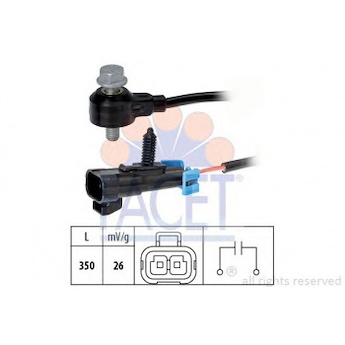 Opel Vuruntu Sensoru Astra G - Vectra B - Vrctra C Z22se - Facet 9.3093