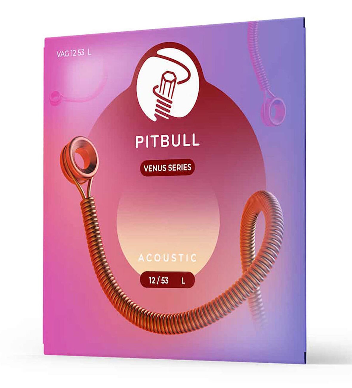 Pitbull Venus Series VAG 12-53 L Takım Tel Akustik Gitar Teli 12-53