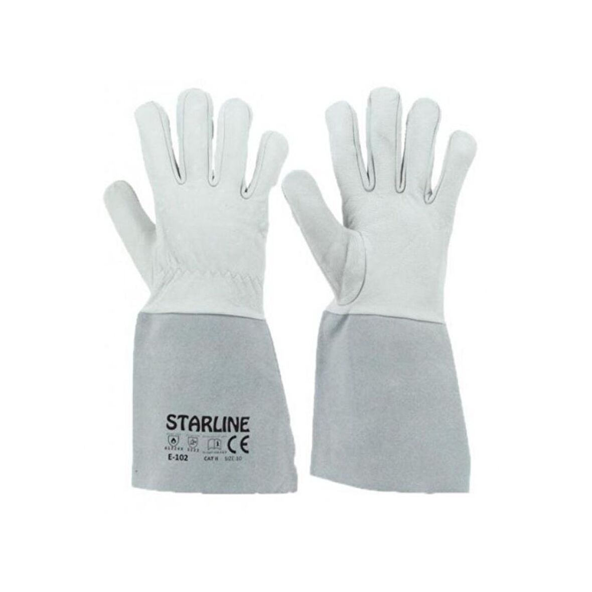 Starline E-102 Deri Kaynak Eldiveni No:10