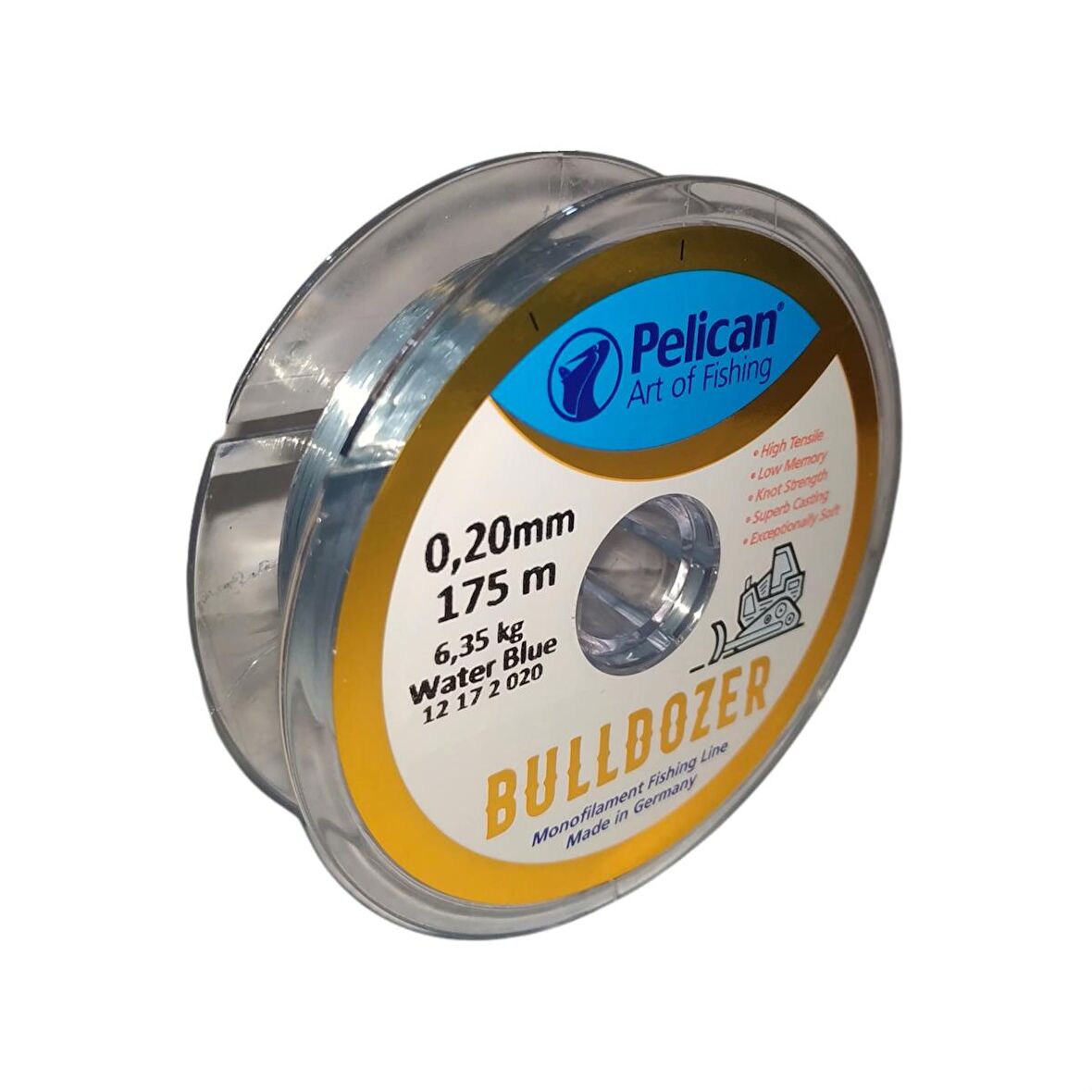 Pelican Bulldozer 175 m Makara Misina Water Blue  - 0.28MM