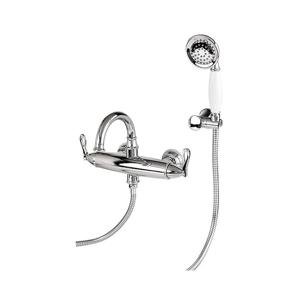 Newarc Golden 951512 Gümüş Banyo Bataryası