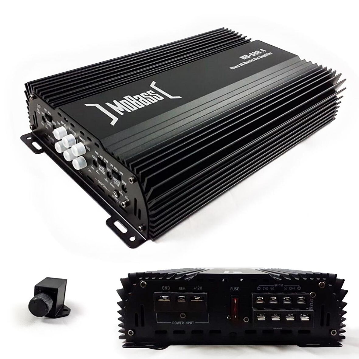 OTO ANFİ 2400W 4 KANAL BASS KONTROLLÜ MOBASS MB-600.4