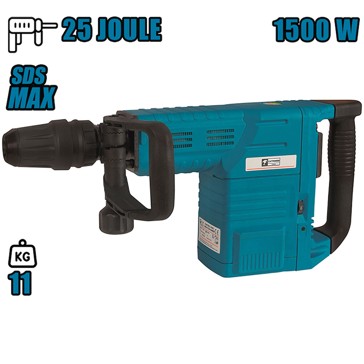 Catpower 7911 1500W Profesyonel SDS MAX Kırıcı 11Kg