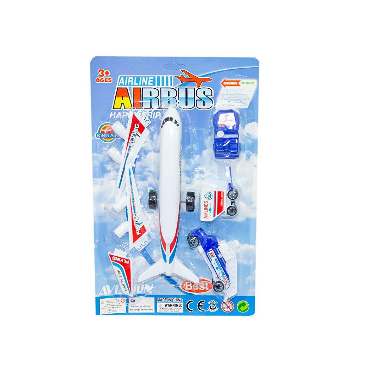 2000A Kartelada Uçaklı Araç Set - Birlik Toys