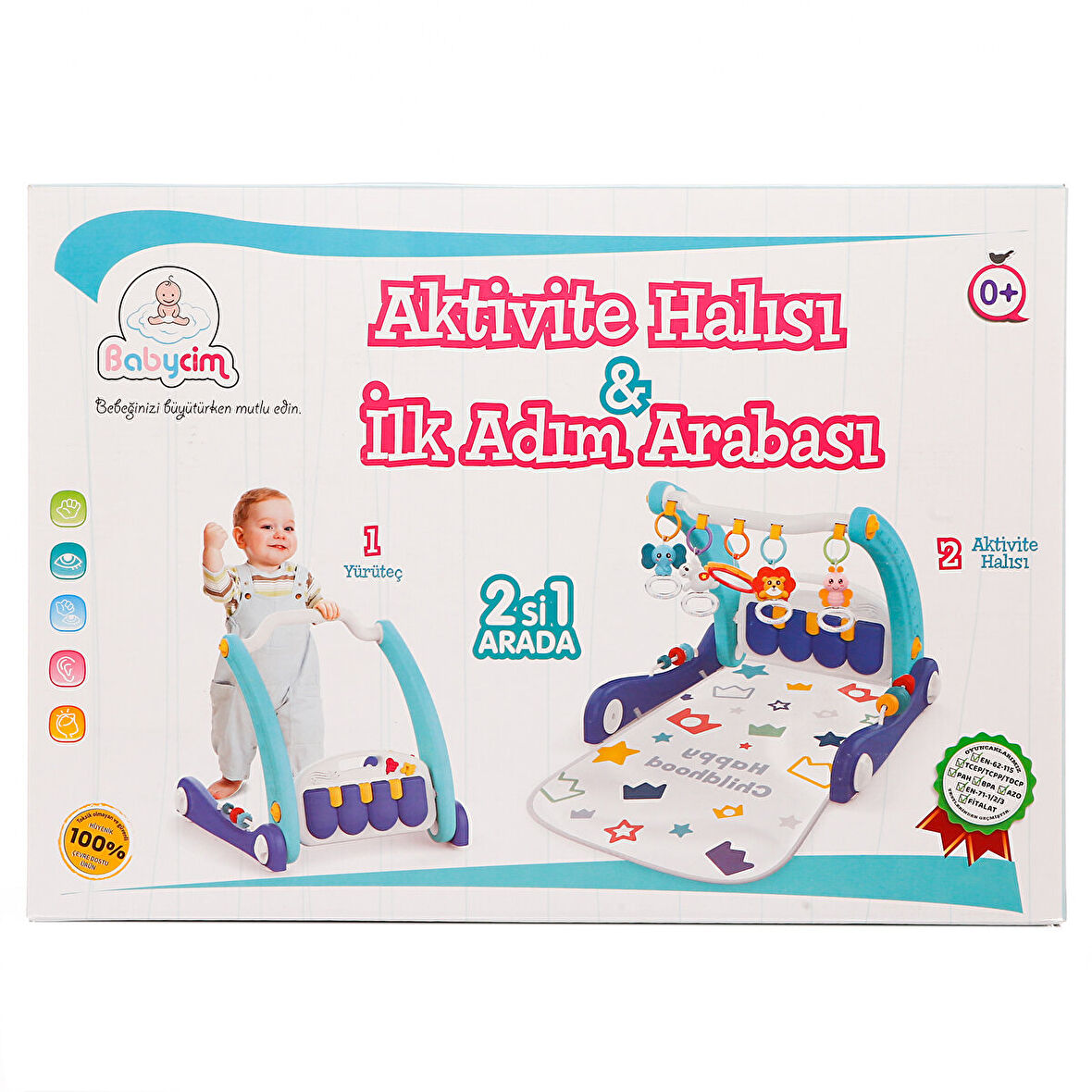 Babycim Aktivite Oyuncaklı Yıldız Oyun Halısı