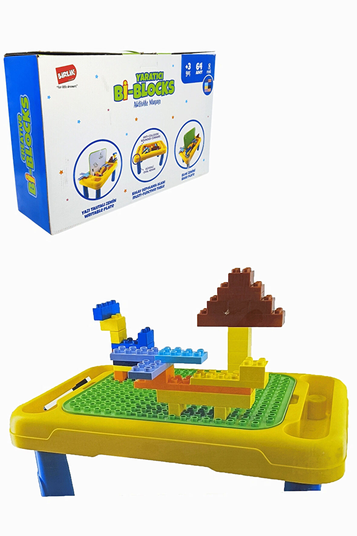 Birlik Oyuncak LEGO Seti ve Bloklar Oyun Masası URT022-001