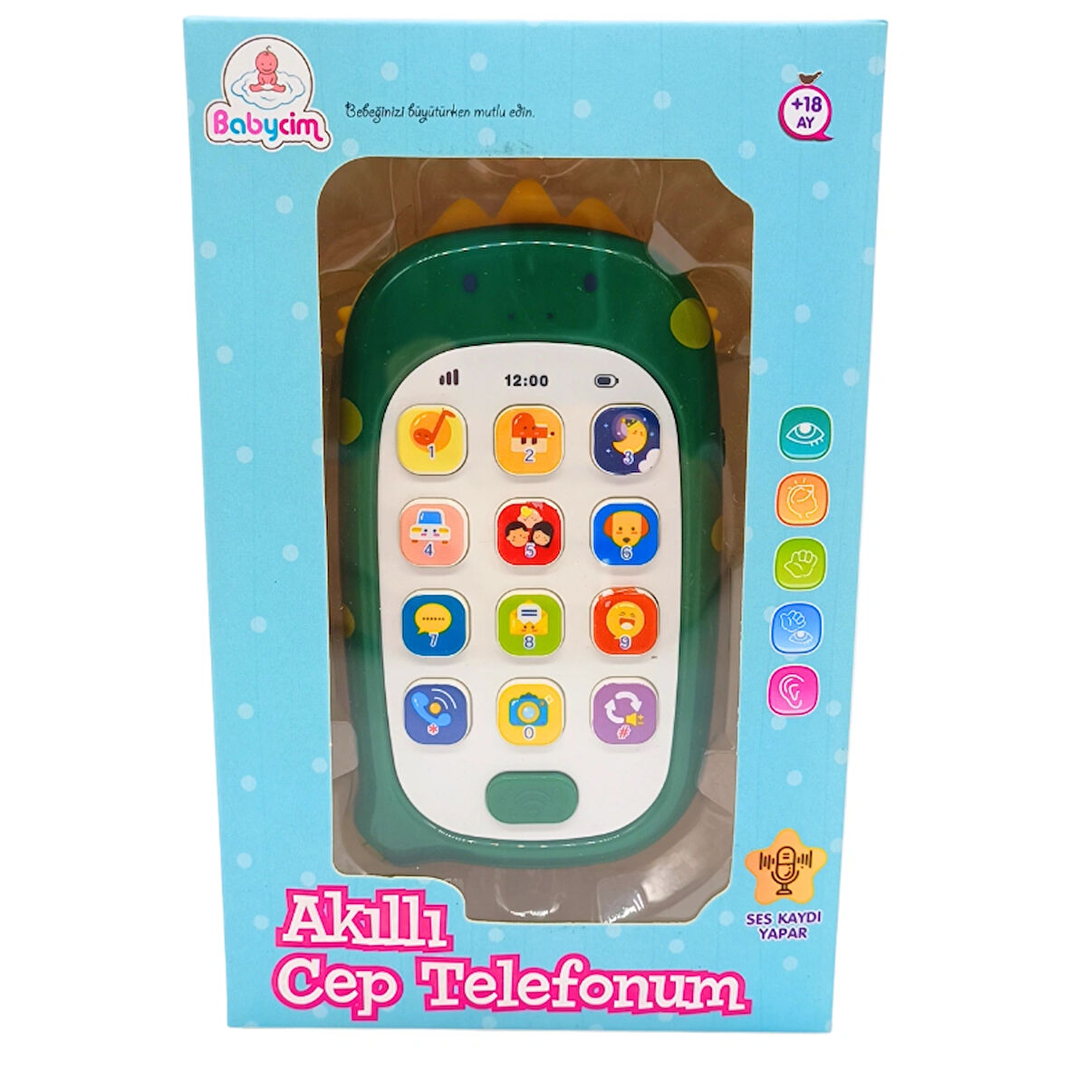 Birlik Oyuncak Ses Kaydedebilen Neşeli Akıllı Telefon HE0536