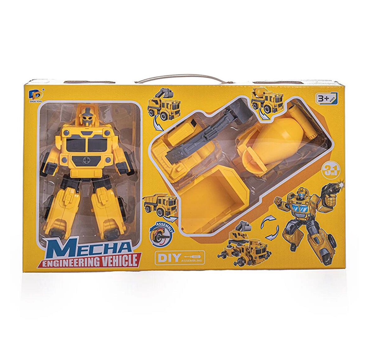 Birlik Oyuncak 3 Araca Dönüşebilen Sök Tak Robot