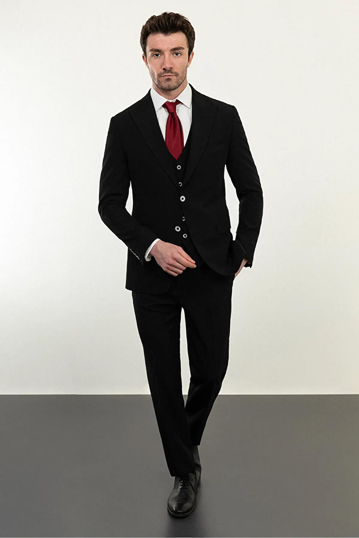 Mcr Sivri Yaka Erkek Takım Elbise 45323