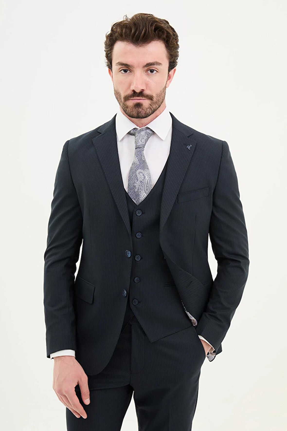 Mcr Erkek Mono Yaka Takım Elbise 45343