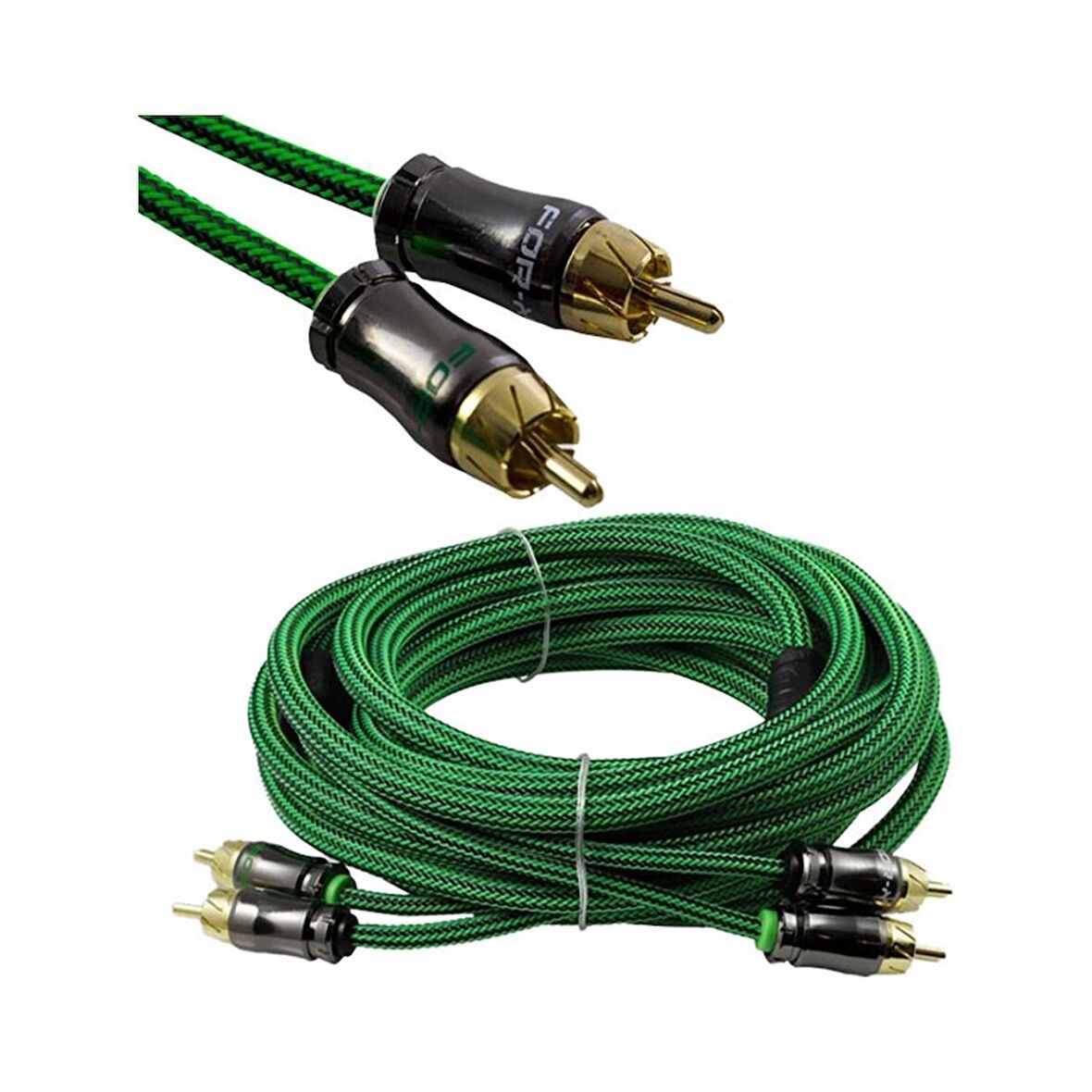 For-X X-1122L 2 Rca + 2 Rca Bakır 5 Metre Kablo