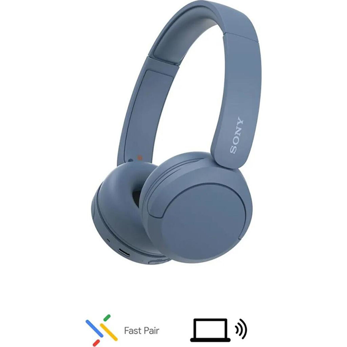 Sony WH-CH520 Mavi Kulak Üstü Bluetooth Kulaklık