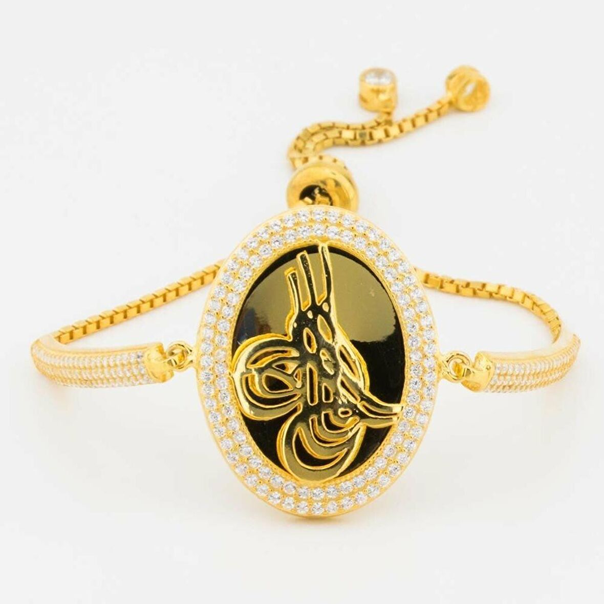 925 Ayar Gümüş Osmanlı Tuğrası Asansörlü Bileklik