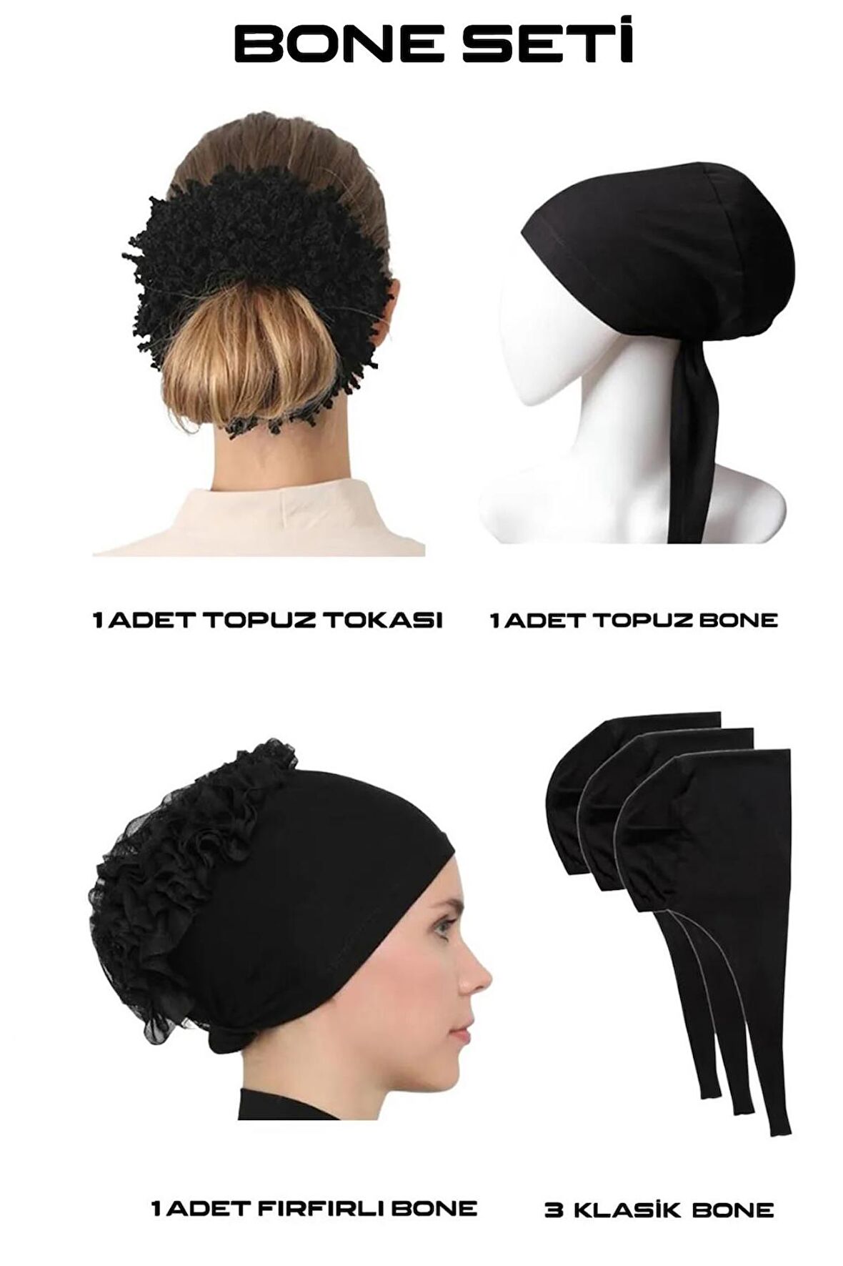 Alcanavm 6 Parça Bone Seti 