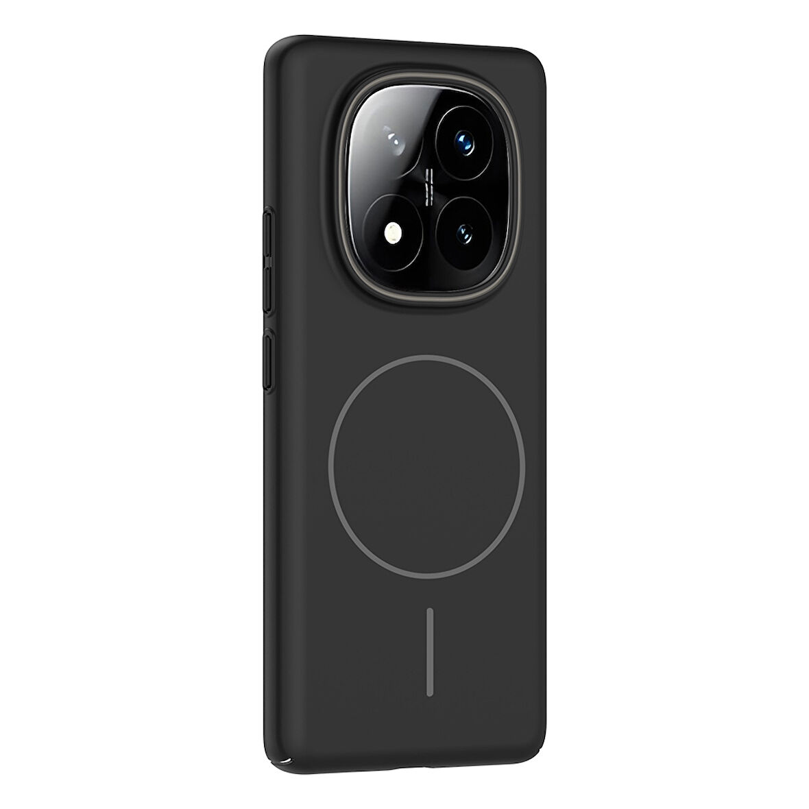 Redmi Note 14 Pro Plus Kılıf Magsafe Şarj Özellikli Kamera Çıkıntılı Ruby Lüx Silikon Kapak