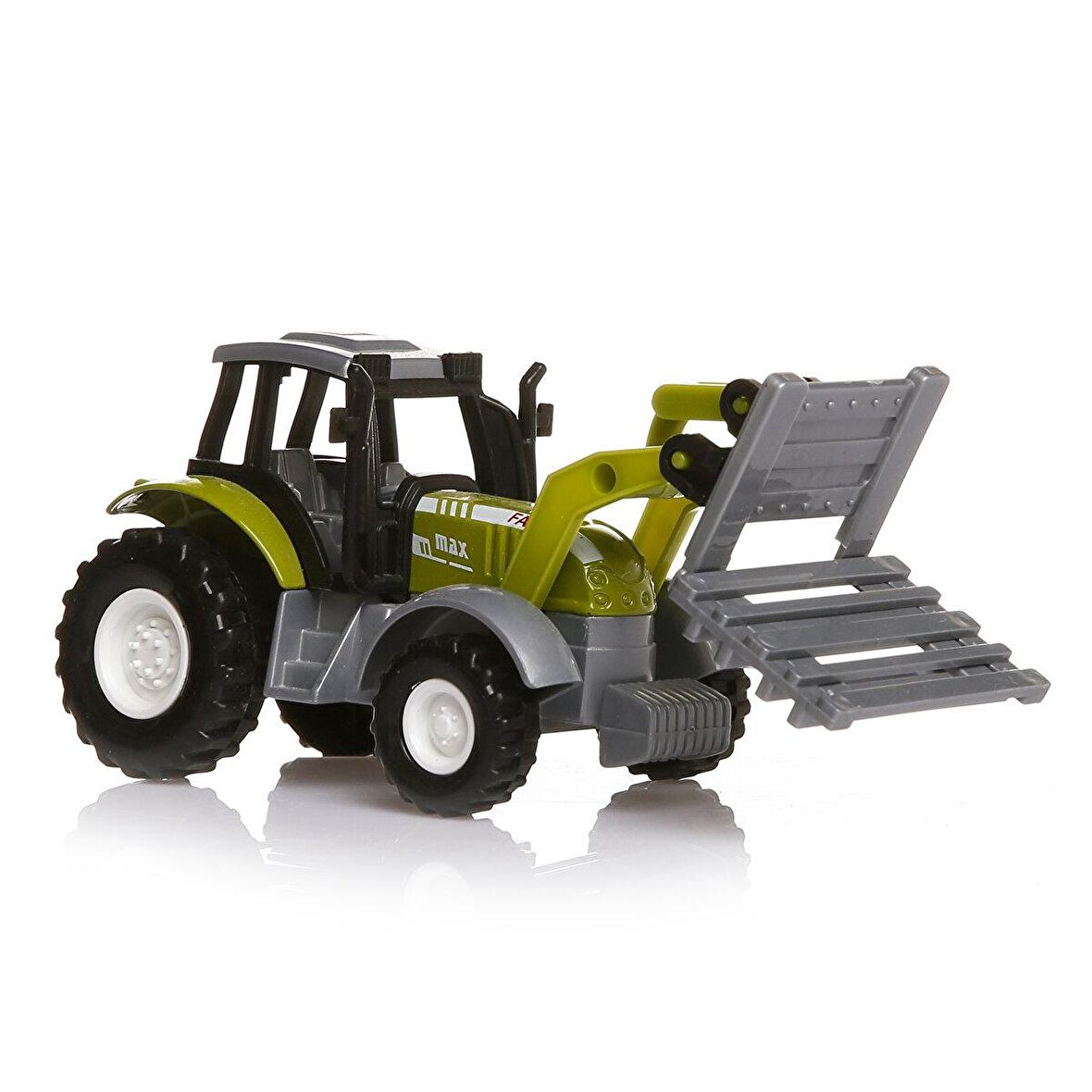 Metal Traktör Tırmıklı - Farm Max Die-Cast 