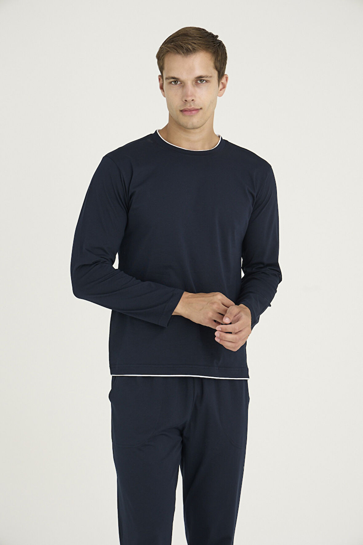 KLY Erkek 6'Lı Eşofman Pijama Şort Takım Çeyiz Seti 5046 