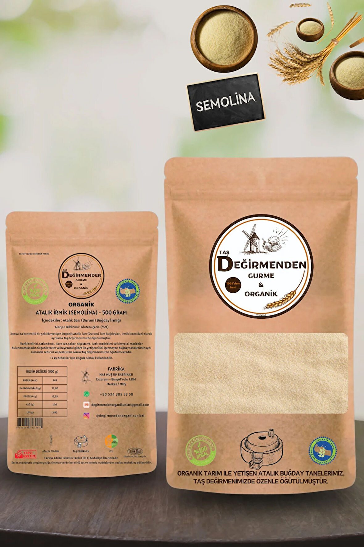 Atalık İrmik (Semolina) - 500 Gram