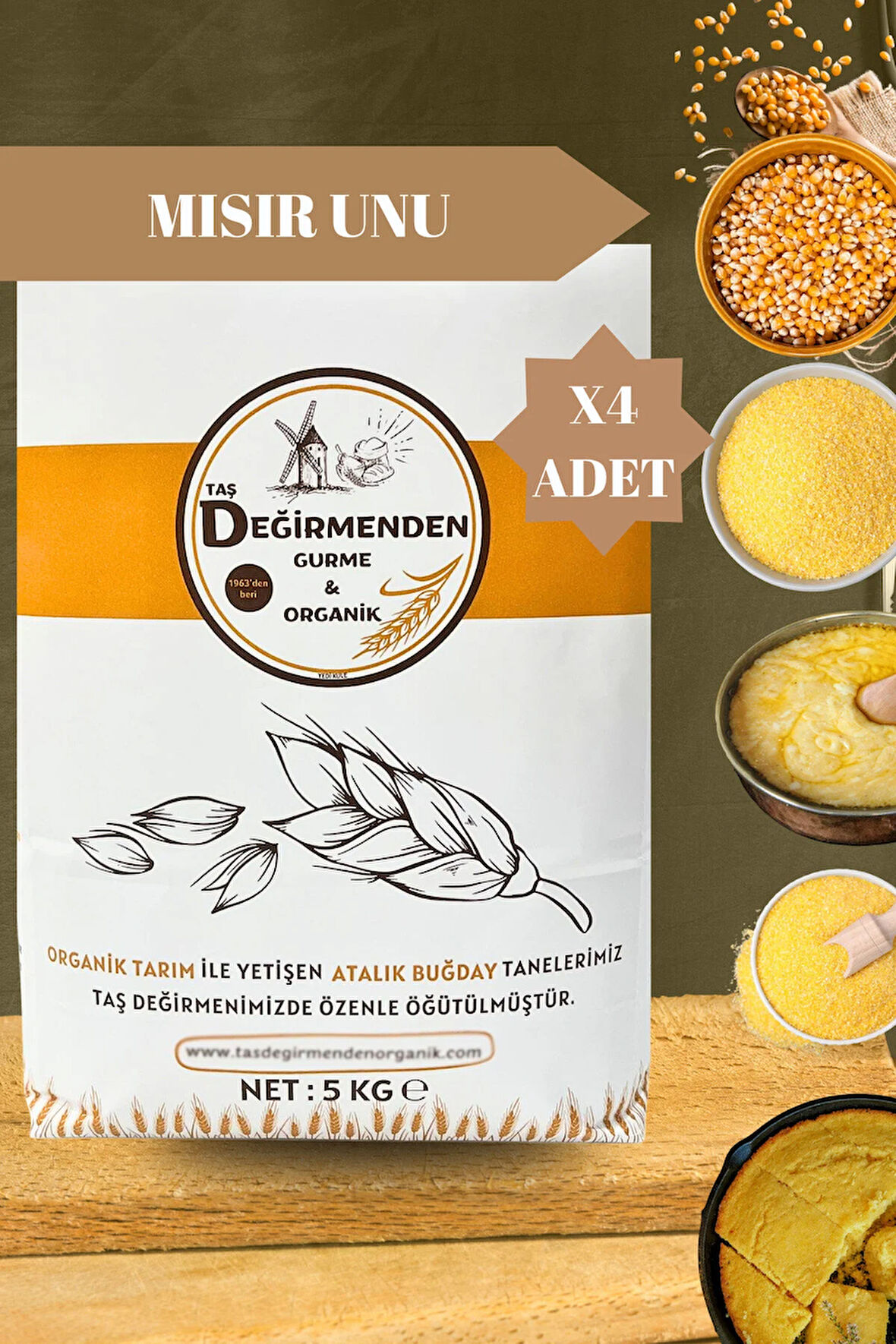 Atalık Mısır Unu - 20 Kilo