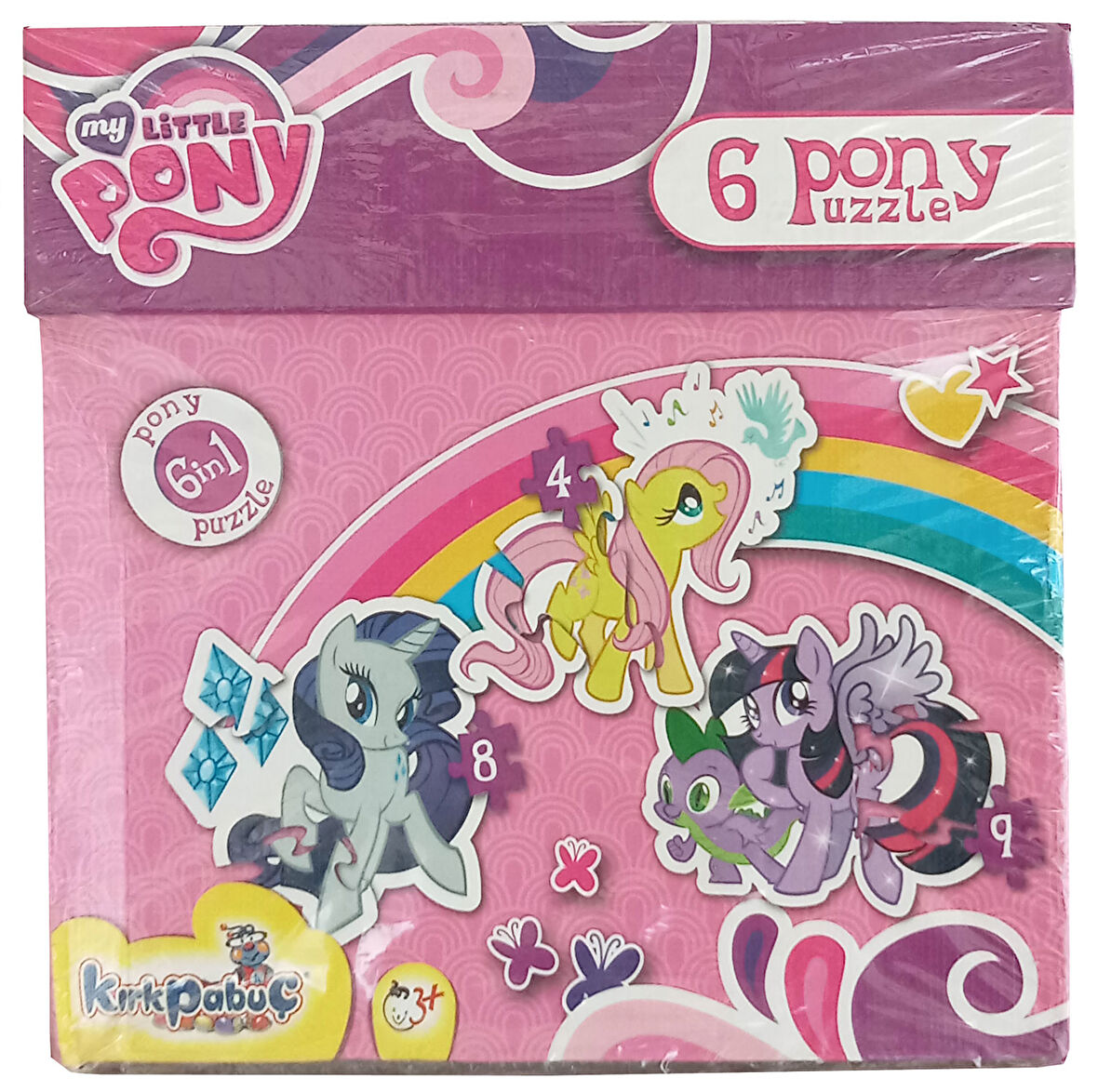 Little Pony 6 lı Puzzle Çocuk Pazıl