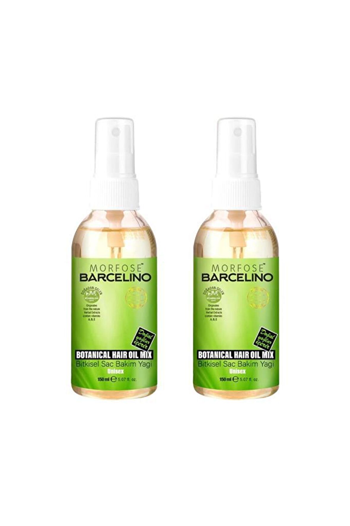 Barcelino Saç Bakım Yağı 150 ml X 2 Adet