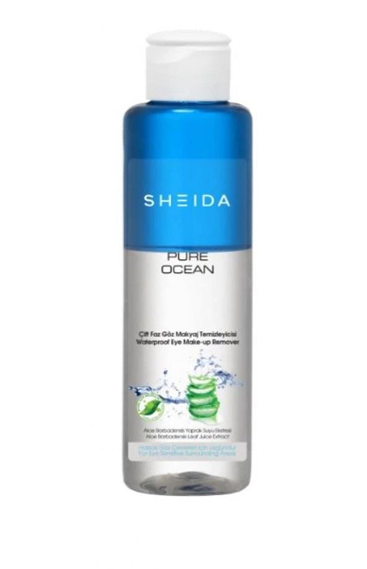 Sheıda Pure Ocean Suya Dayanıklı Göz Makyaj Temizleyici Tüm Ciltler İçin 150 Ml