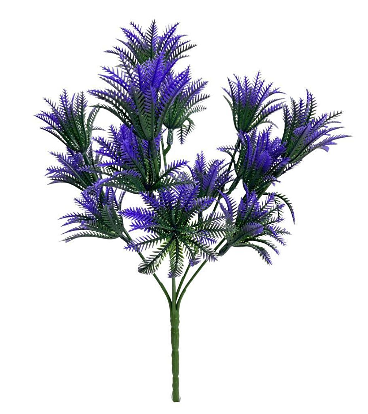 Yapay Çiçek Plastik Demet Mor Mini Sıkas Demeti Garnitür Aradal Dekoratif Yapay Bitki