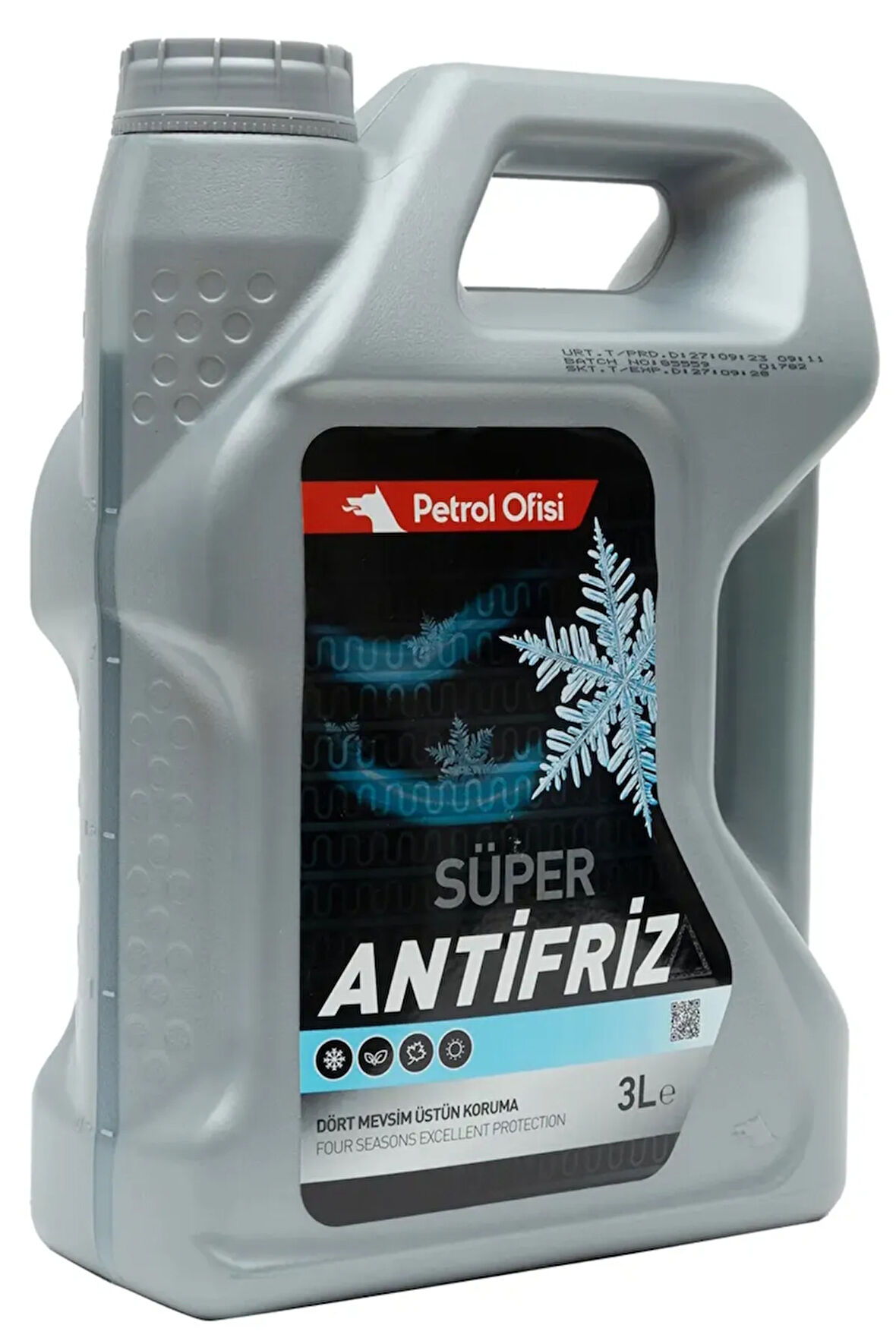 Konsantre Süper Antifriz 3 Litre Dört Mevsim Üstün Koruma