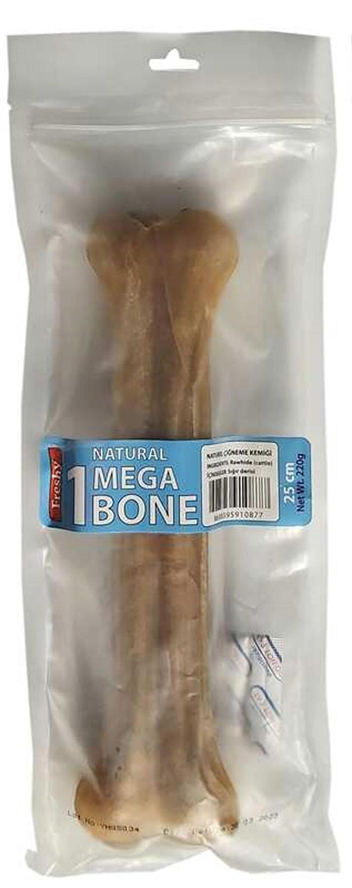 Freshy Mega Bone Naturel Press Kemik Ödül Kemiği 25 Cm 220 Gr