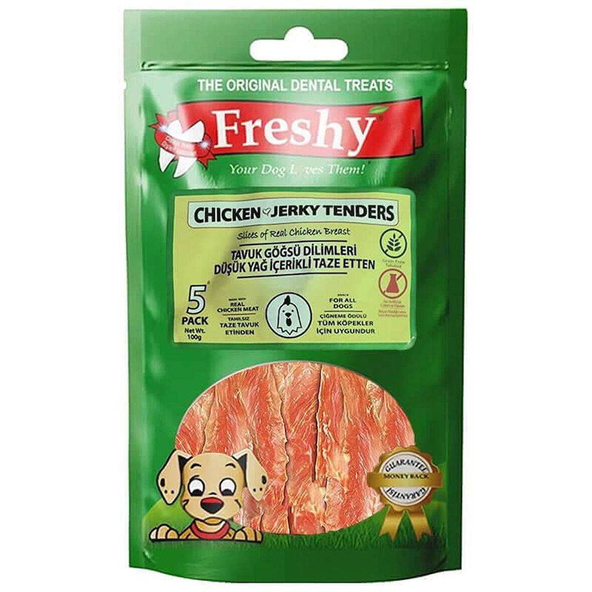 Freshy Chıcken Jerky Tenders Tavuk Göğsü Et Dilimleri 100 Gr