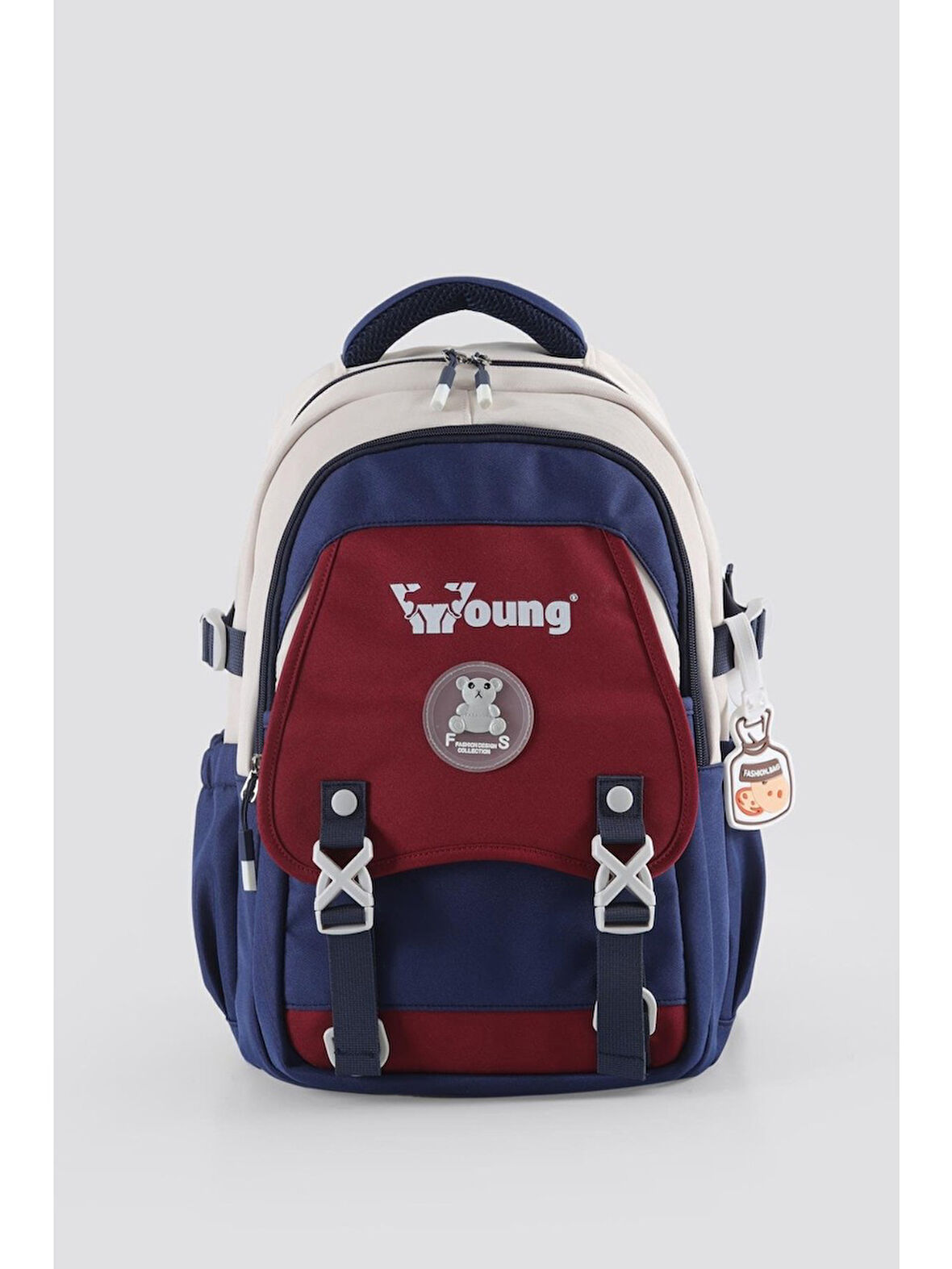 Ççs Young Tatil, Yürüyüş Lacivert-Kırmızı Okul Sırt Çantası (51940)
