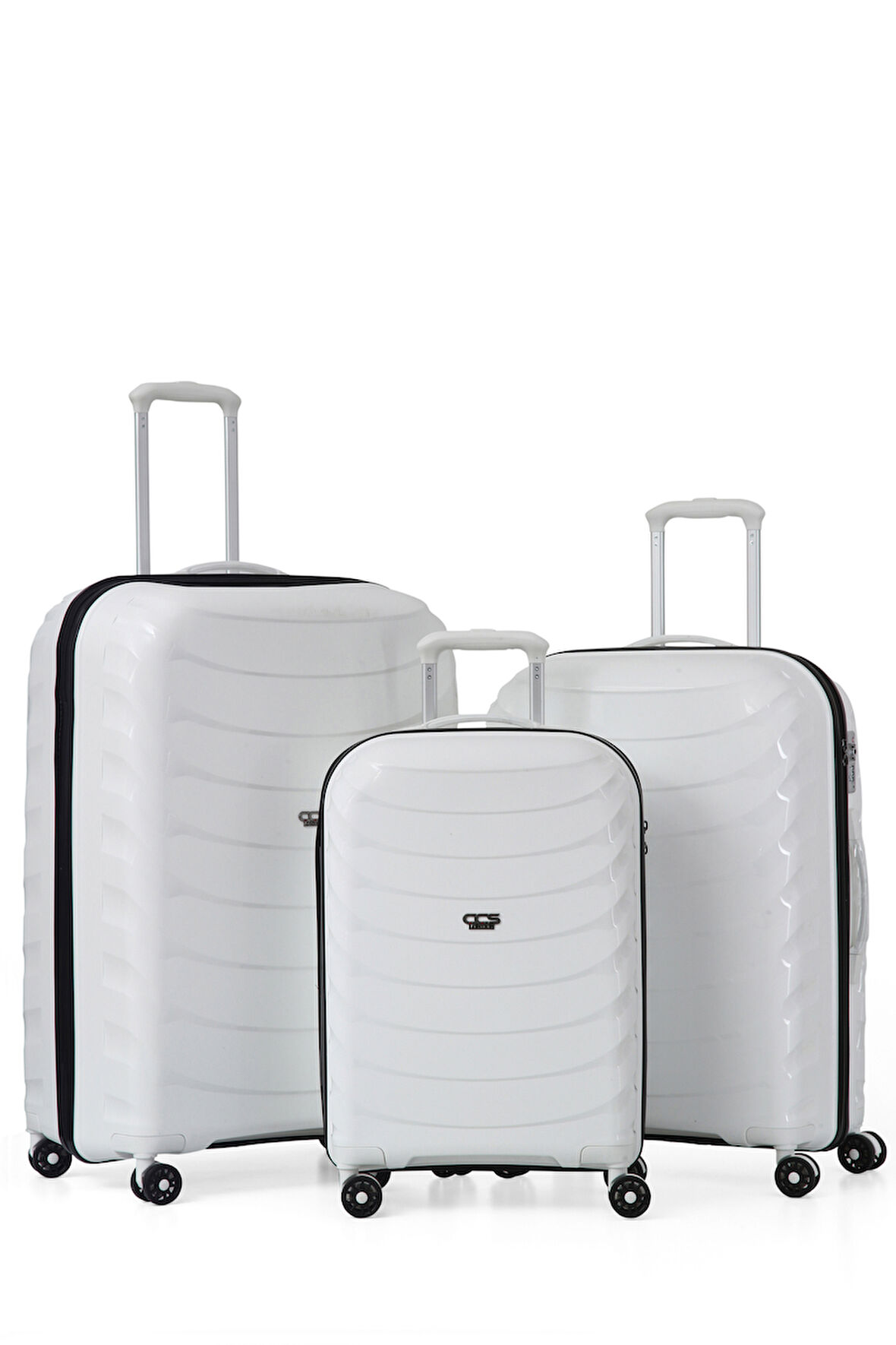 ÇÇS 5263 Polipropilen 3 lü Valiz Seti