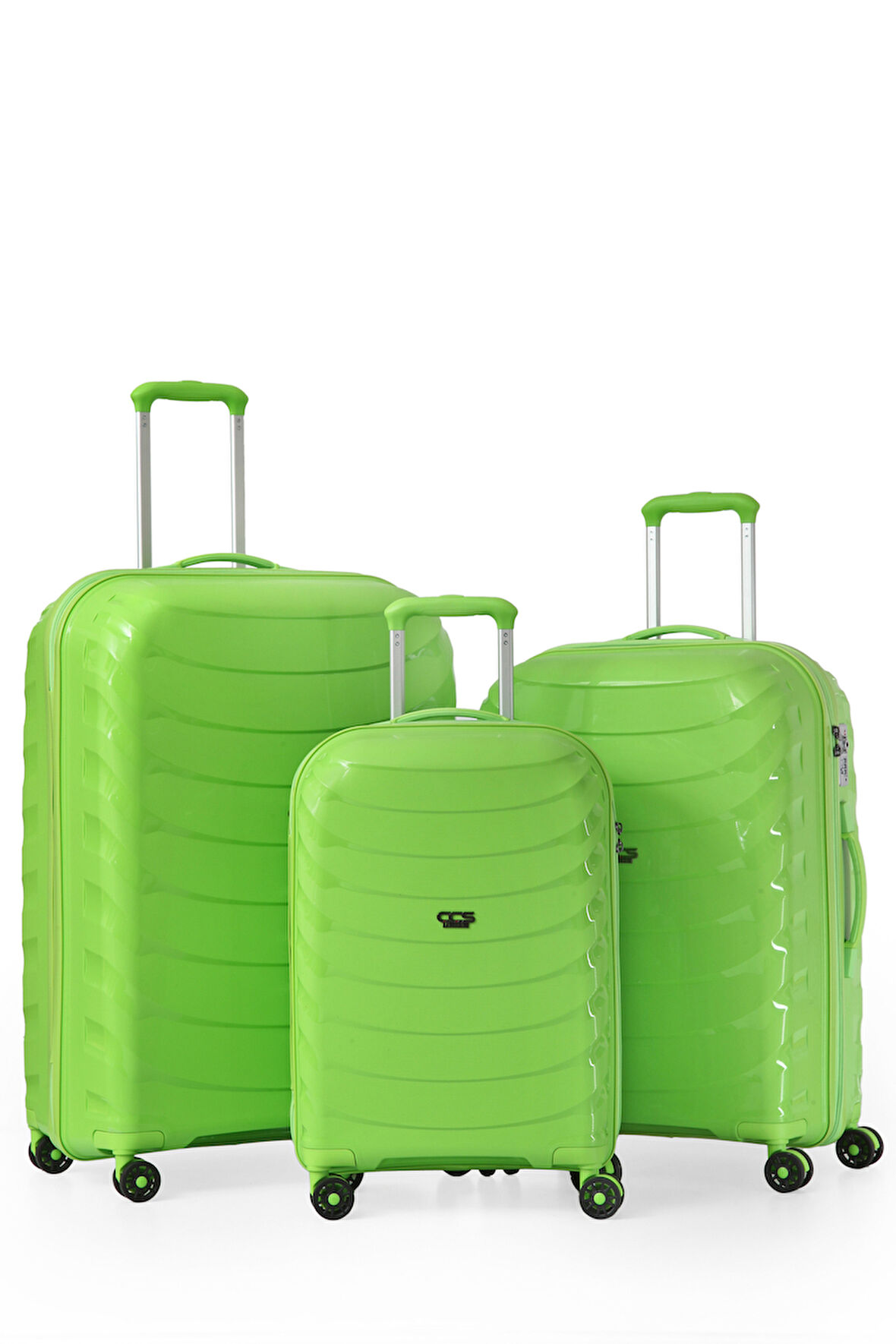 ÇÇS 5263 Polipropilen 3 lü Valiz Seti