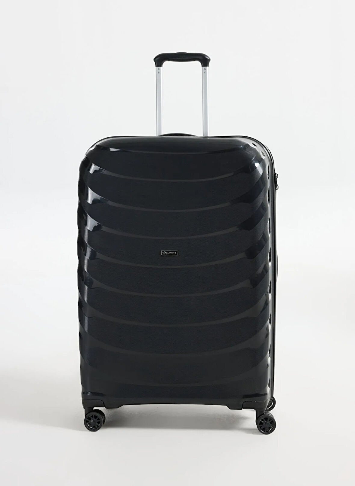 Discovery Expedition Siyah Çekçekli Sert Valiz DSC-5263 B.Boy