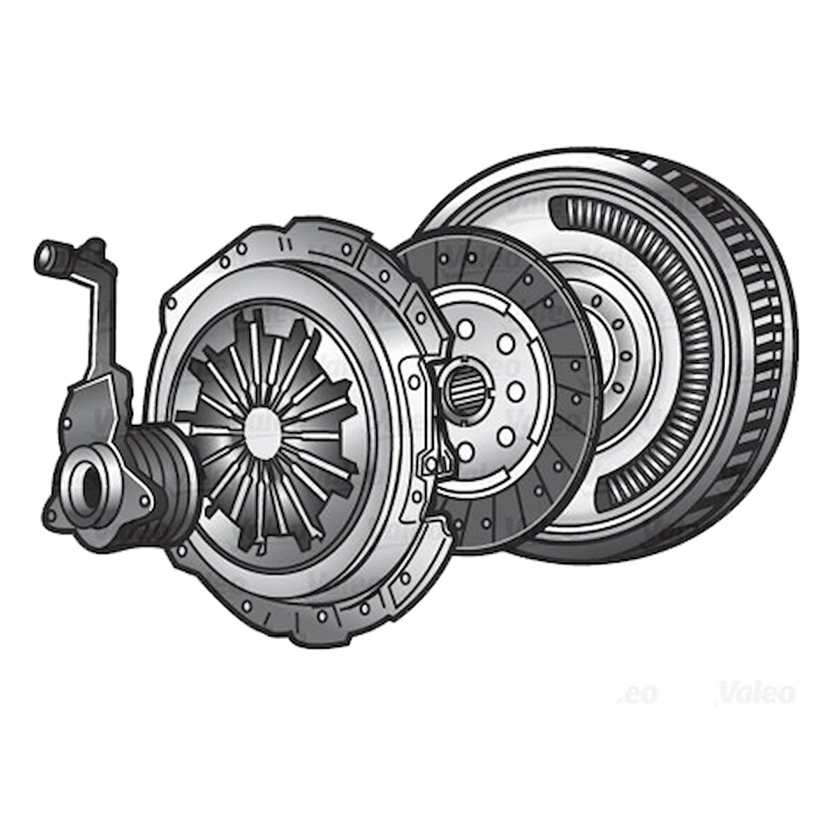 Renault Debriyaj Seti+oynar Volan (rulmanlı) Master III 10> Movano B 10> Nv400 10> 2.3 DCI (8200846744+30205 - Valeo 837427