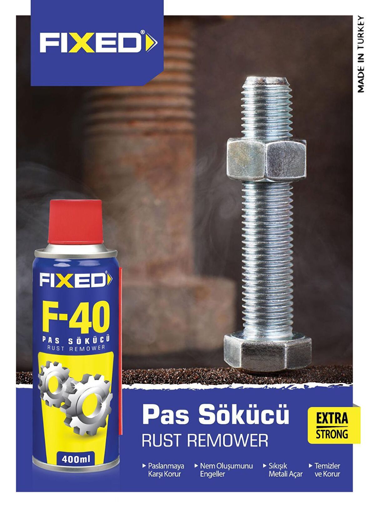 Sgs Fıxed F-40 Ultra Güçlü Pas Sökücü Sprey 200ml