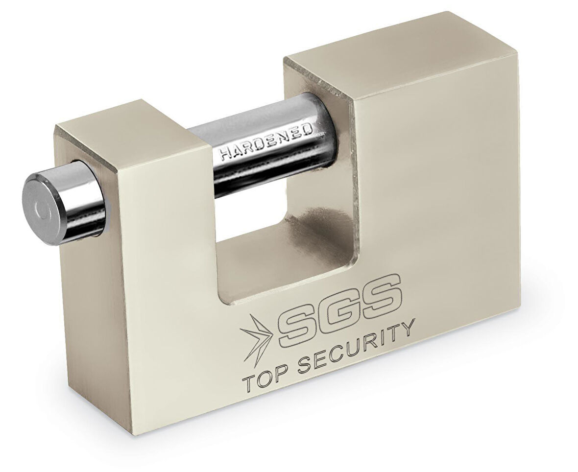 SGS 1367 Cam Kapı Kilidi Kayar Milli Saten Kaplama 90 mm