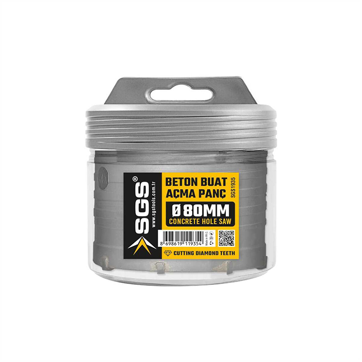 SGS BETON BUAT AÇMA ADAPTÖRSÜZ 80 MM SGS1935