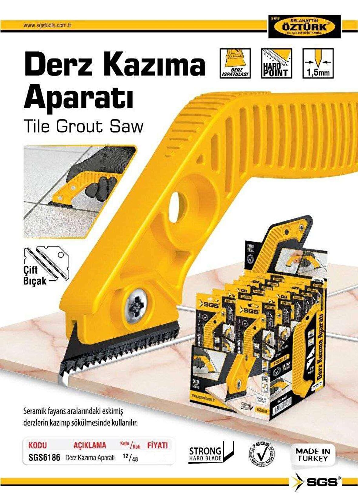 Sgs Derz Kazıma Aparatı Bıçağı SGS6186