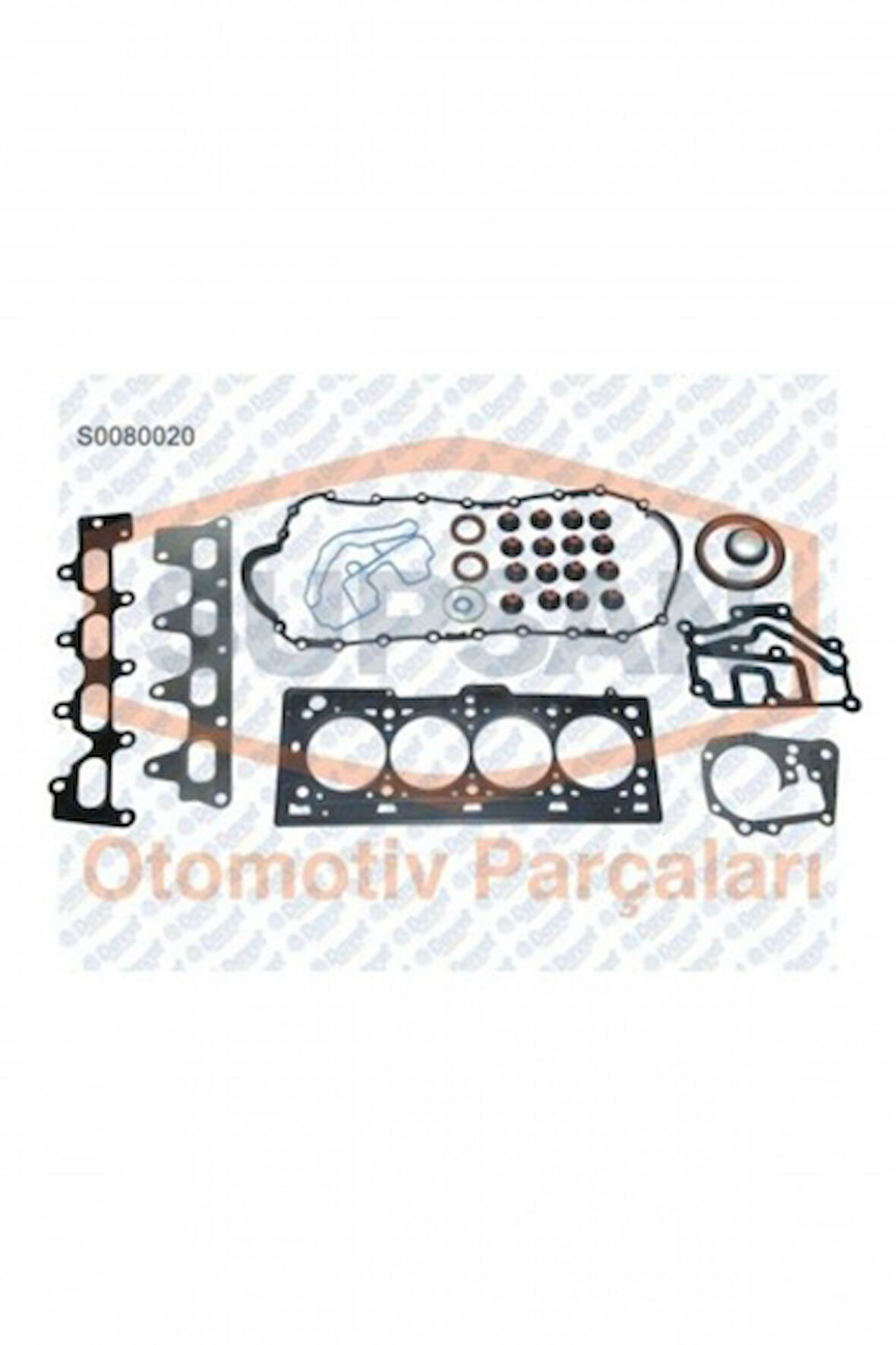 Renault Motor Takım Contası (keceli Skc LI Subap Lastıklı) Megane Clio Laguna 1,4 1,6v / 1,6 16v (k4j K4m) - Supsan S0080020