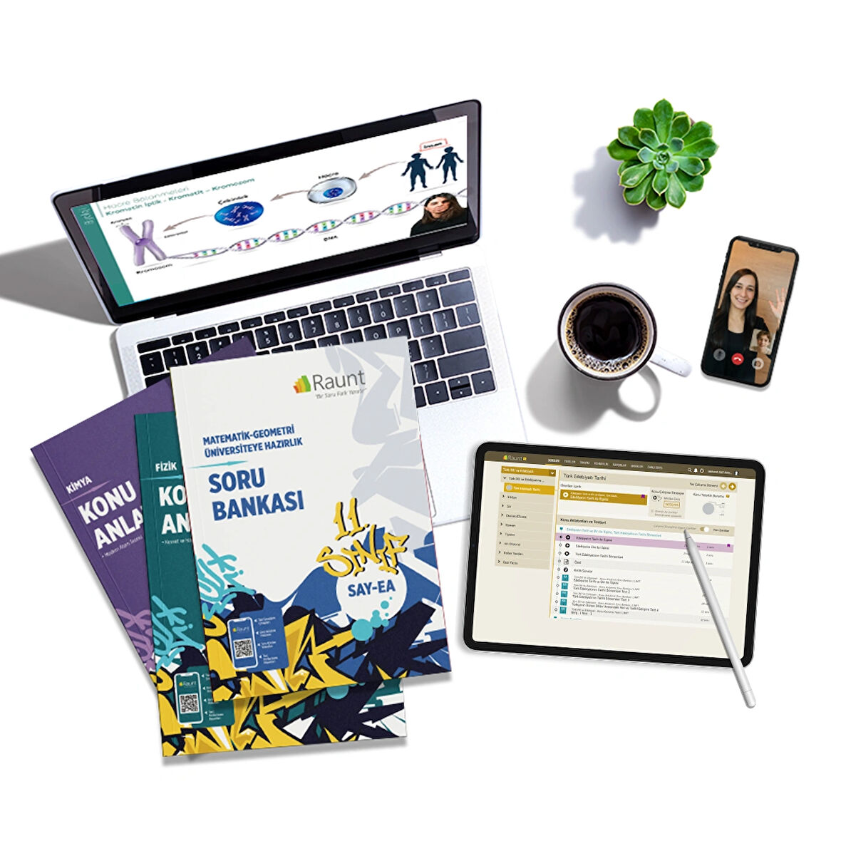 11. Sınıf SAY (37 Kitap, Mobil/Web) Yapay Zekalı, Üniversiteye Hazırlık Seti