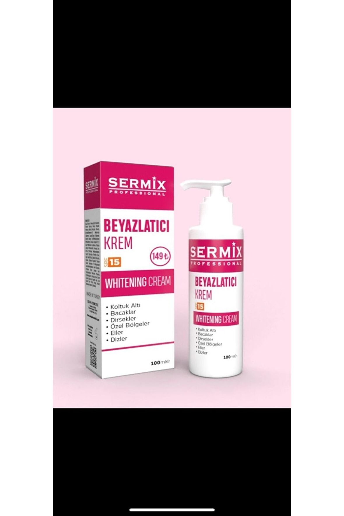 Sermix Beyazlatıcı Krem 100 ml