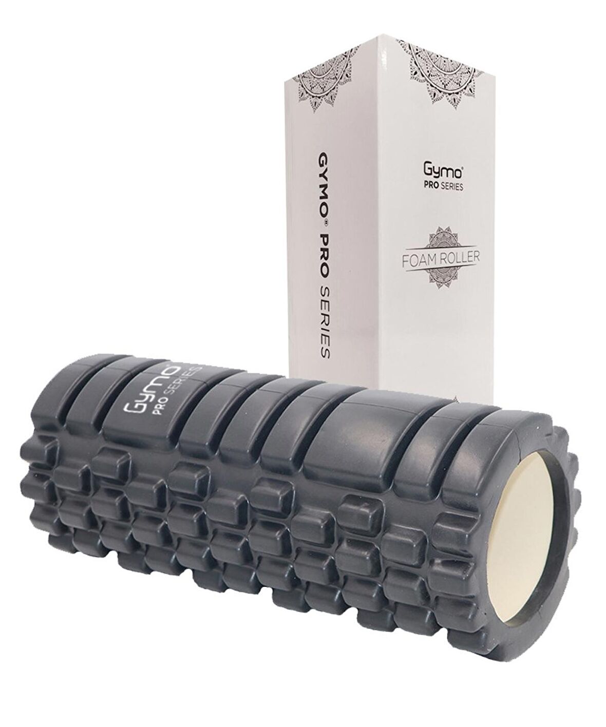 Gymo Pro Series Foam Roller Pilates Masaj Rulosu Siyah