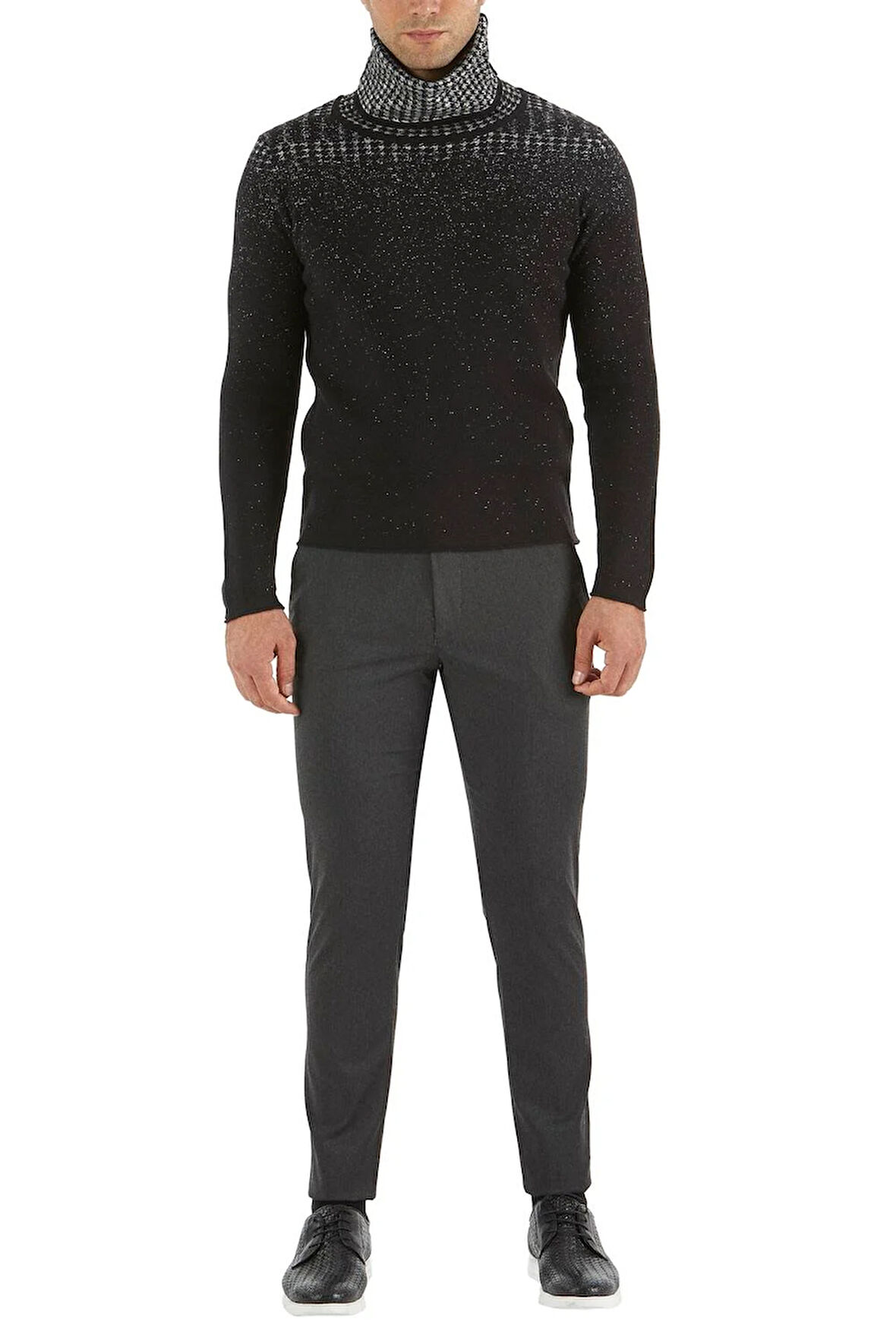 P 1052 Skınny Antrasit Spor Pantolon