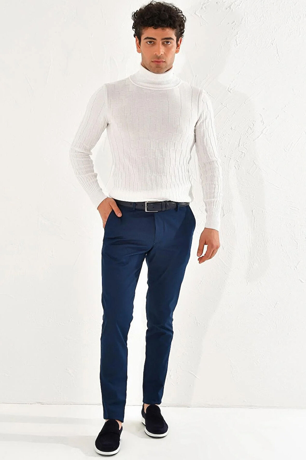 P 1070 Skınny İndigo Spor Pantolon