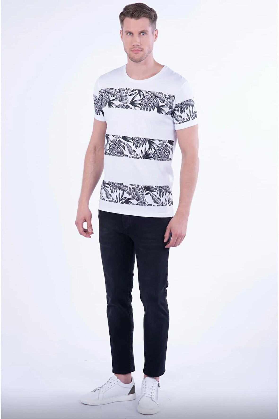 TS 782 T -SHIRT Beyaz Spor T-Shirt