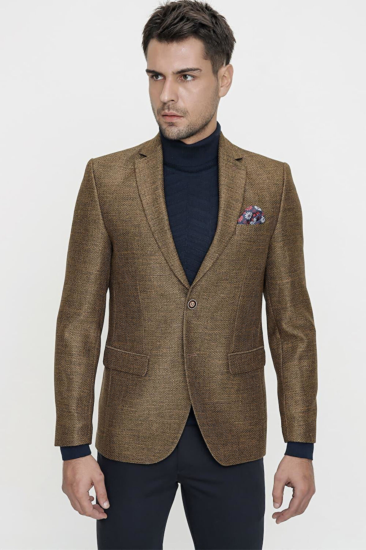 C 596 Slim Fit Tarçın Spor Ceket