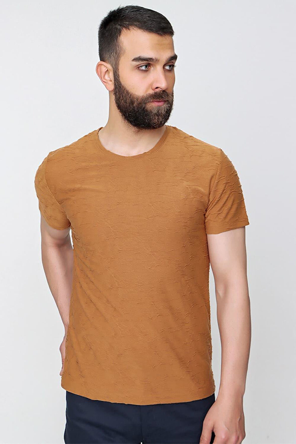 TS 821 Bej Spor T-Shirt